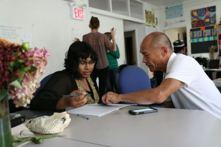 Teaching Skill - woman writing on table